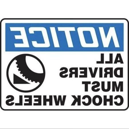 Accuform OSHA NOTICE Safety Sign ALL DRIVERS MTKC821VA MTKC821VA